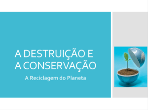 Destruição e Conservação - capa